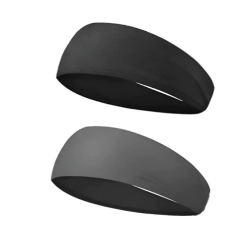 짐스터즈 스포츠 쿨 헤어밴드 (블랙+다크그레이)