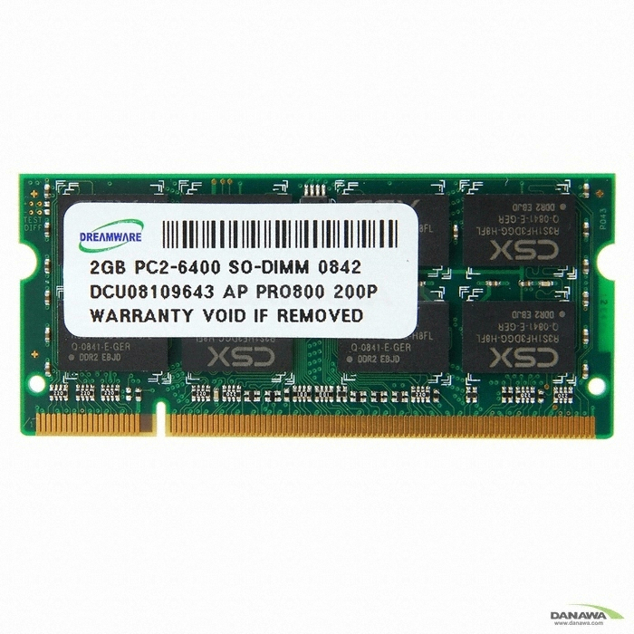 Dreamware 노트북 DDR2-800 (2GB)