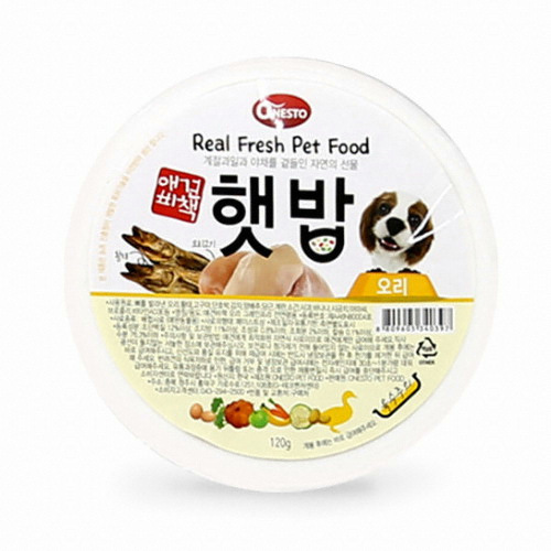 애견비책 햇밥 오리 120g