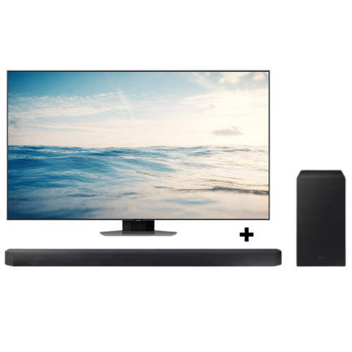 삼성전자 QLED KQ75QC83AFXKR (스탠드+사운드바, HW-Q60C)_이미지