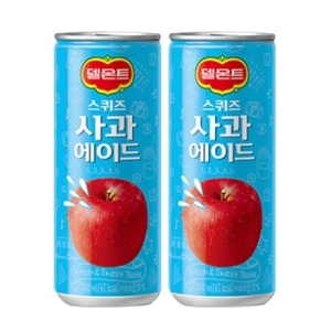 델몬트 스퀴즈 사과에이드 240mlx30캔