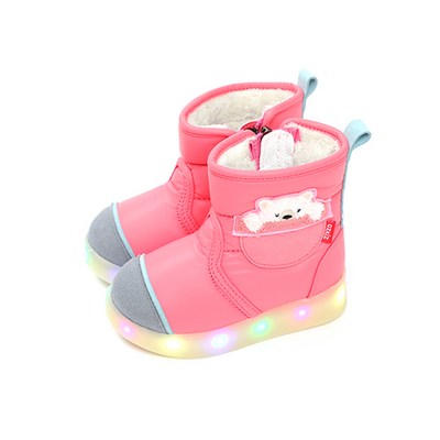오즈키즈 아동용 베어봉봉 LED 패딩부츠 O87Z02U 핑크 180_이미지