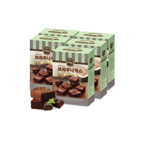 CJ제일제당 백설 브라우니믹스 320g (5개)