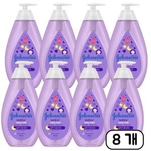 존슨즈베이비 베드타임 바스 펌프형 500ml (8개)_이미지