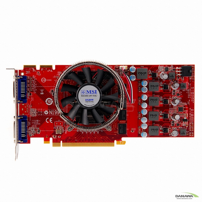 MSI 라데온 HD 4850 R4850-2D512 O.C Triple-S 512MB VF9 BLACK PEARL_이미지