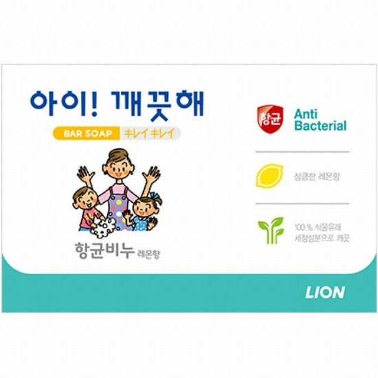 라이온코리아 아이깨끗해 항균 비누 100g (1개)
