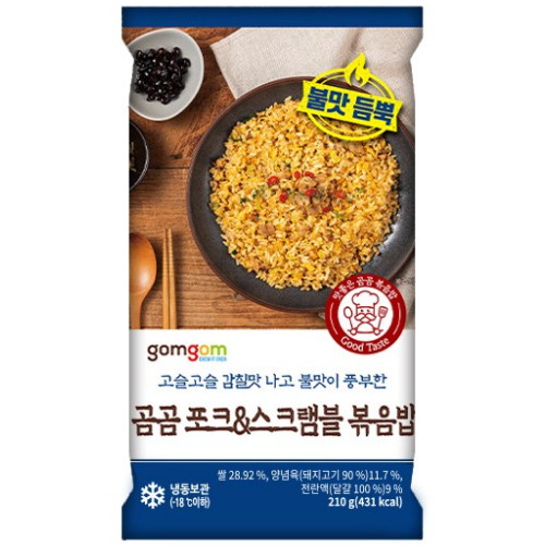 쿠팡 곰곰 포크 앤 스크램블 볶음밥 210g (4개)_이미지