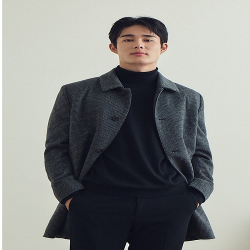 코오롱 브렌우드 울/캐시미어 블렌디드 하프 코트_BRCBW25541