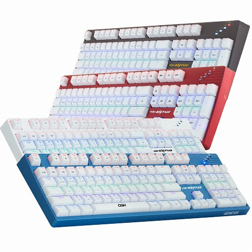 CJ ENM ENTUS K550GC GENESIS I 엔투스 CJ광축 게이밍 (화이트)_이미지