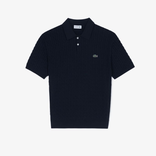 라코스테 남성 케이블 반팔 스웨터 폴로_PH268E-55G 166