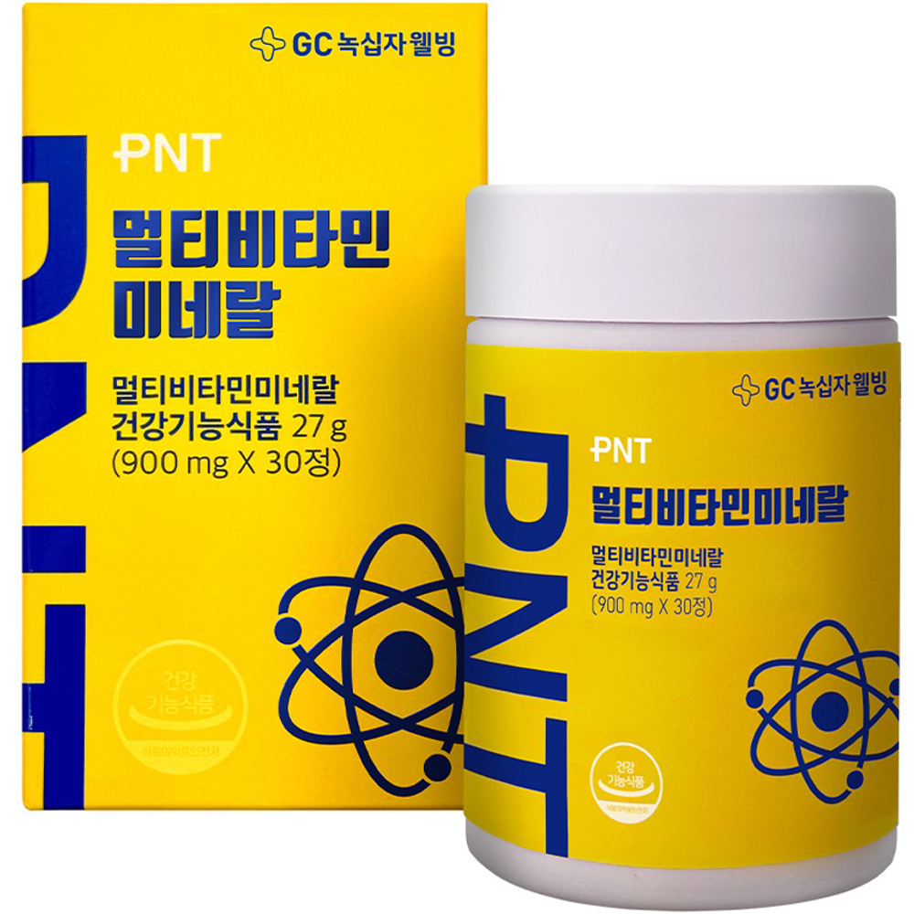 GC녹십자웰빙 PNT 멀티비타민 미네랄 30정 (2개)