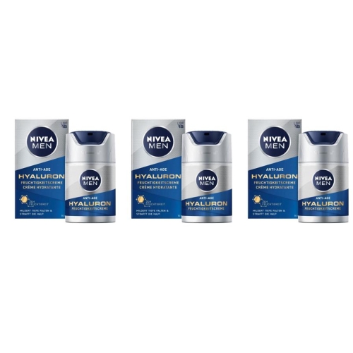 니베아포맨 맨 히알루론 모이스처라이징 크림 50ml (3개)_이미지