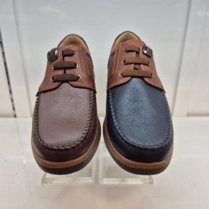 엘칸토 HC11 소가죽 남성화 초경량 세미케주얼 보트화 E8N7U41G3A_이미지