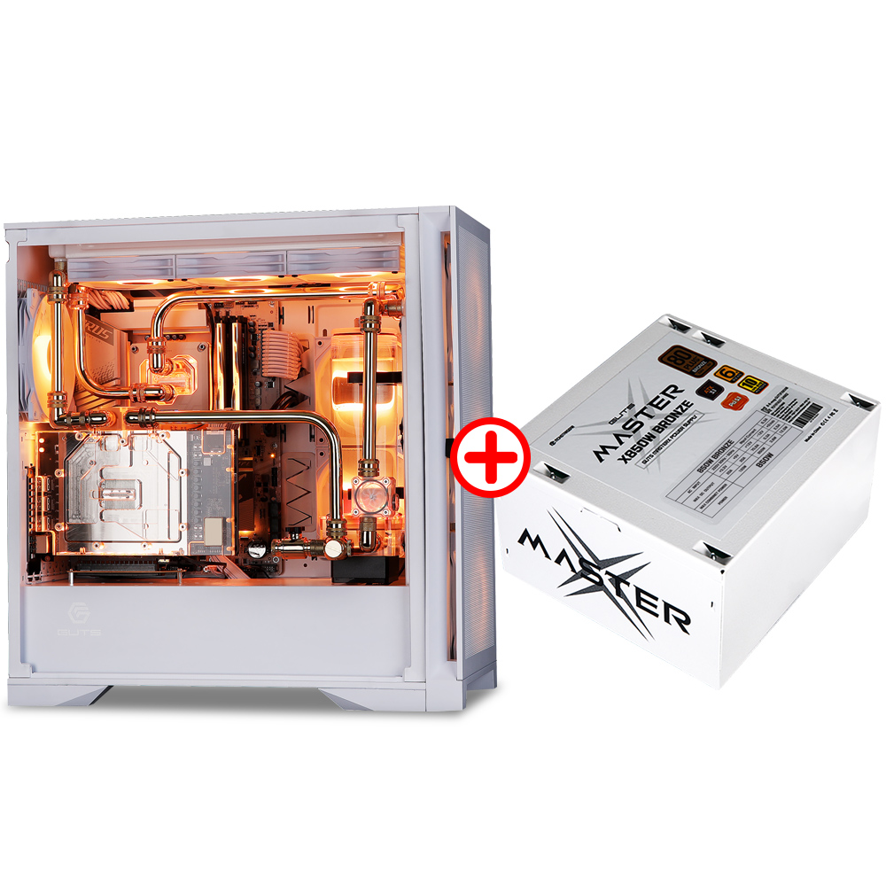 몬스타 가츠 X840E + 	MASTERX X850W 80PLUS브론즈 ATX3.1 (화이트 패키지)_이미지