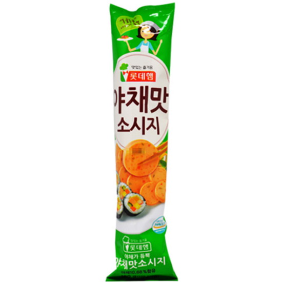 롯데웰푸드 롯데햄 야채맛 소시지 190g (1개)_이미지