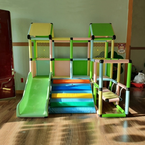 조이풀 JOYFUL JYF142 정글짐 미끄럼틀 실내 놀이터 볼풀장 원색이미지입니다. 누르면 해당 게시물로 새창이동합니다.