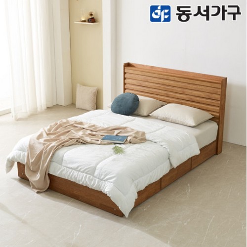 파로마 네오 리멜 원목 호텔식 수납 침대 Q (40T라텍스독립)_이미지