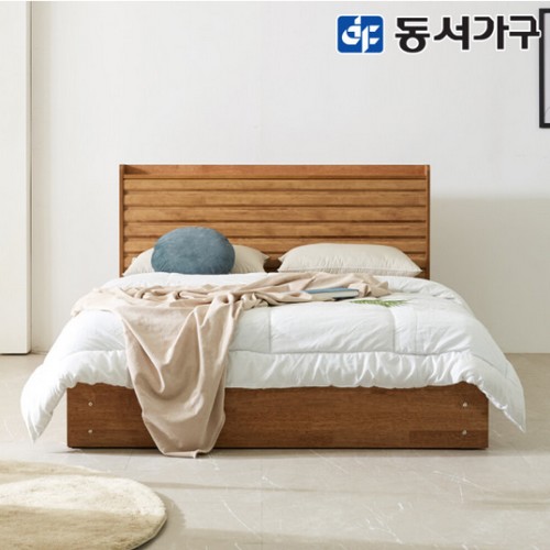 파로마 네오 리멜 원목 호텔식 수납 침대 Q (40T라텍스독립)_이미지