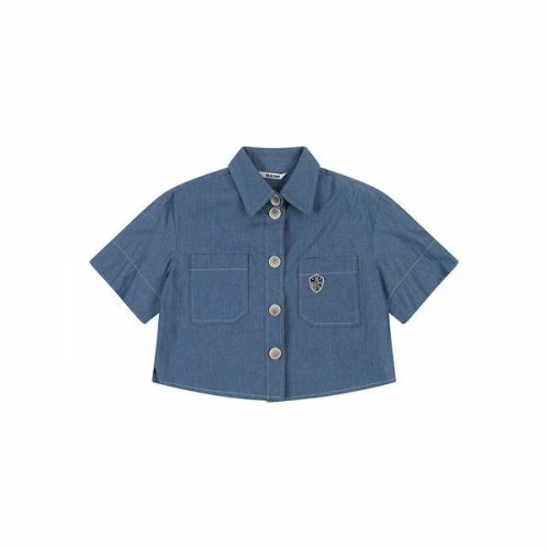 에꼴드파리 데님 반팔 크롭 자켓_RB35WJBM38Z_이미지