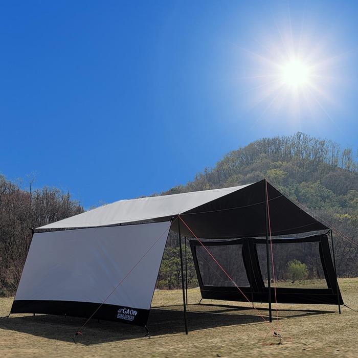 MS 가온 블랙코팅 윈드 스크린 (370x180cm)_이미지