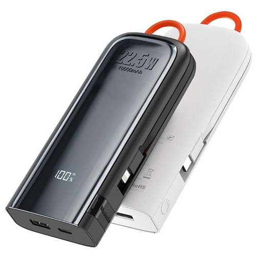 듀얼 케이블 일체형 보조배터리 MC-116 10000mAh