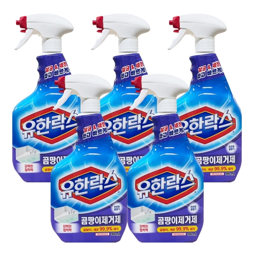 유한락스 곰팡이제거제 900ml (5개)_이미지