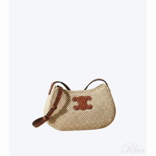 셀린느 미디움 틸리 백 라피아 카프스킨 탄 150835839