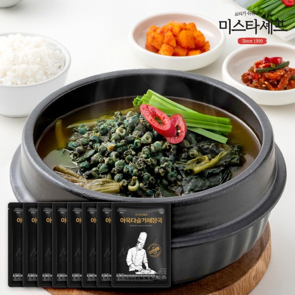 태종에프디 미스타셰프 아욱 다슬기 해장국 500g (8개)_이미지