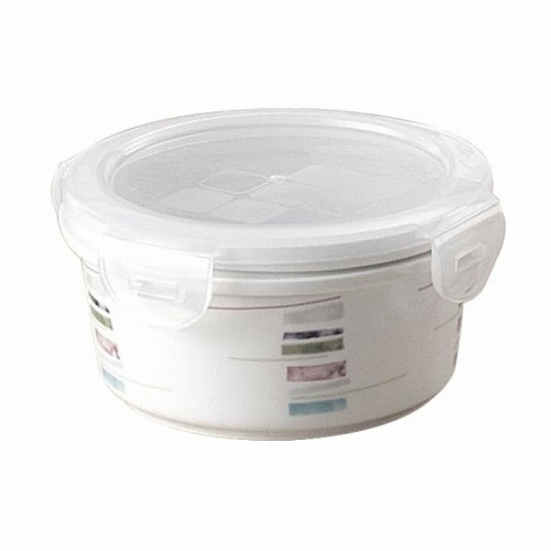 코렐코디네이츠 ㅤ핸드크레프트 도자기 원형 찬통 소 350ml (2개)_이미지