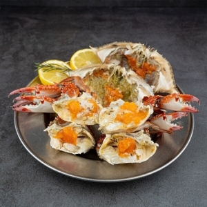 자연맛남 살아있는 상태로 급냉한 최상급 암꽃게 1kg 중/3-4미_이미지