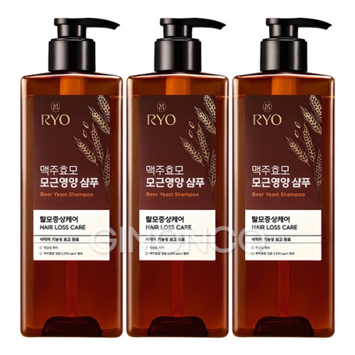 려 맥주효모 모근 영양 탈모샴푸 600ml (3개)_이미지