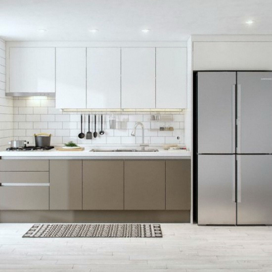 아너스가구 루이8000 라이트그레이 페트 ㅡ자 (~1.4m)_이미지