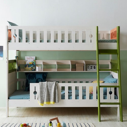 타미 2층침대+책꽂이