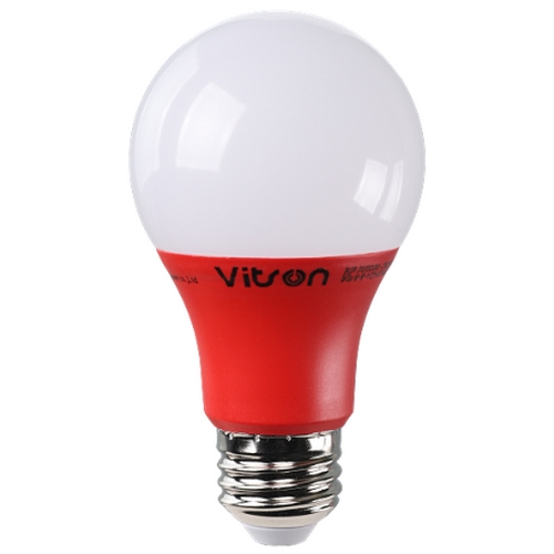 비츠온 LED 칼라 벌브전구 A60 레드 8W (1개)_이미지