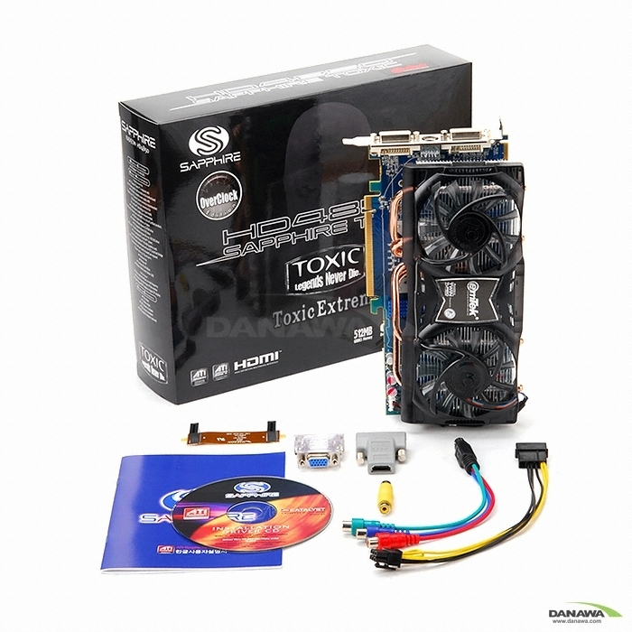SAPPHIRE 라데온 HD 4850 TOXIC EXTREME 512MB TwinTurbo 이엠텍_이미지