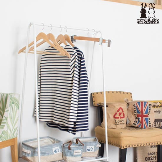 로이코 화이트래빗 원목 옷걸이 내츄럴 (30개)