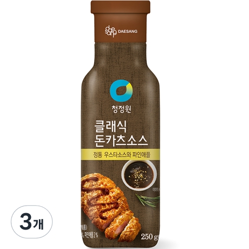 대상 청정원 클래식 돈카츠 소스 250g (3개)