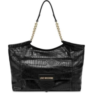 모스키노 숄더백 핸드백 보르사 도나 러브 토테 에코펠 스탬파 코코 네로 B25MO108 JC4286PP0LKF_이미지