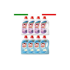 볼튼 오미노비앙코 세탁세제 화이트머스크 2L x 4개 + 라벤더 2L x 4개