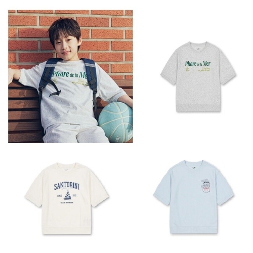 탑텐키즈 COOL Air 코튼 더블니트 스웨트셔츠 (MKG2TS3201)_이미지