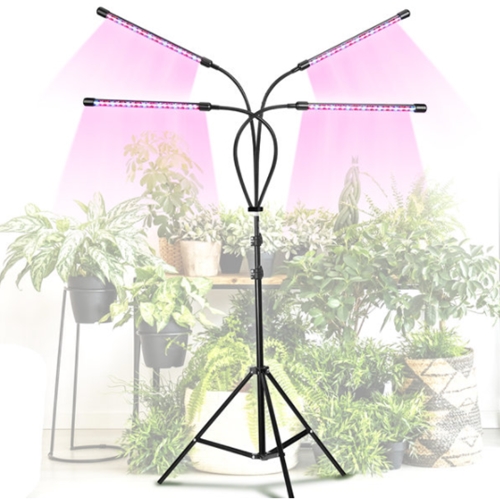 지니스 LED 4헤드 삼각대 식물재배등+충전기_이미지