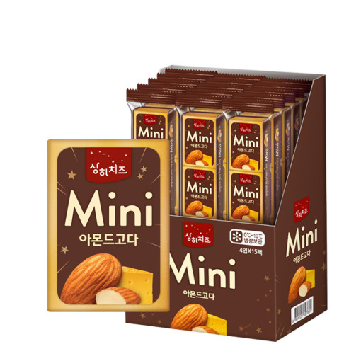 미니 아몬드고다 치즈 4매입 48g