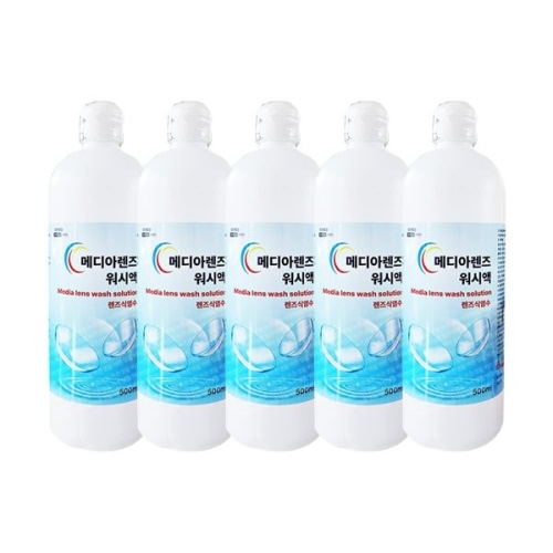 삼현제약 메디아렌즈 식염수 500ml (5개)_이미지
