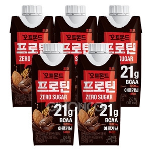 롯데칠성음료 오트몬드 프로틴 초코 제로슈거 250ml (5개)_이미지