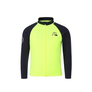 퀵실버 키즈 집업 래쉬가드 KQS211-20 YOUTH ONE DAY6 ZIP-UP YEL