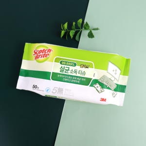 3M 스카치브라이트 살균 소독 티슈 50매 청소티슈