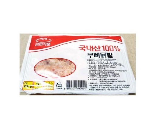 금미식품 무뼈닭발 200g (1개)_이미지