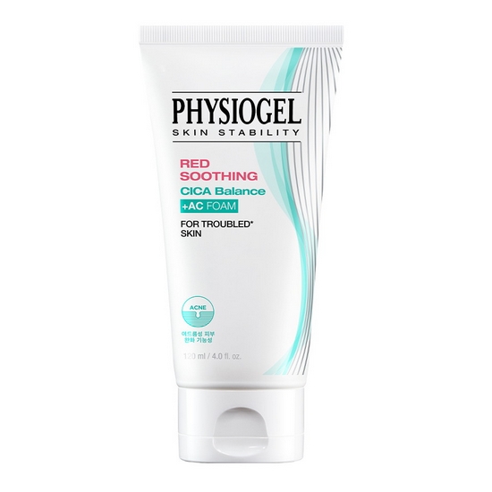 피지오겔 레드 수딩 시카밸런스 +AC 클렌징 폼 120ml (1개)_이미지