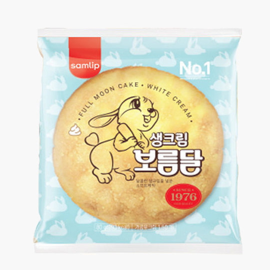 SPC삼립 생크림 보름달 80g (1개)
