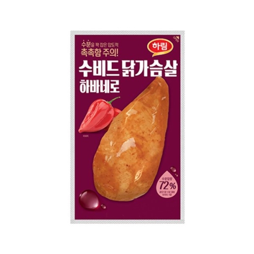 하림 수비드 닭가슴살 하바네로 100g [3개]